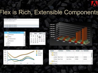 Flex is Rich, Extensible Components 