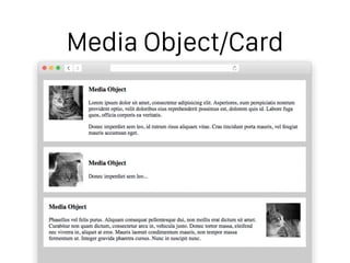 Media Object/Card
 