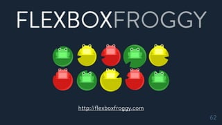 FLEXBOXFROGGY
http://ﬂexboxfroggy.com
62
 