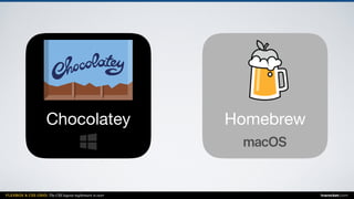 FLEXBOX & CSS GRID: The CSS layout nightmare is over inarocket.com
Chocolatey Homebrew
 