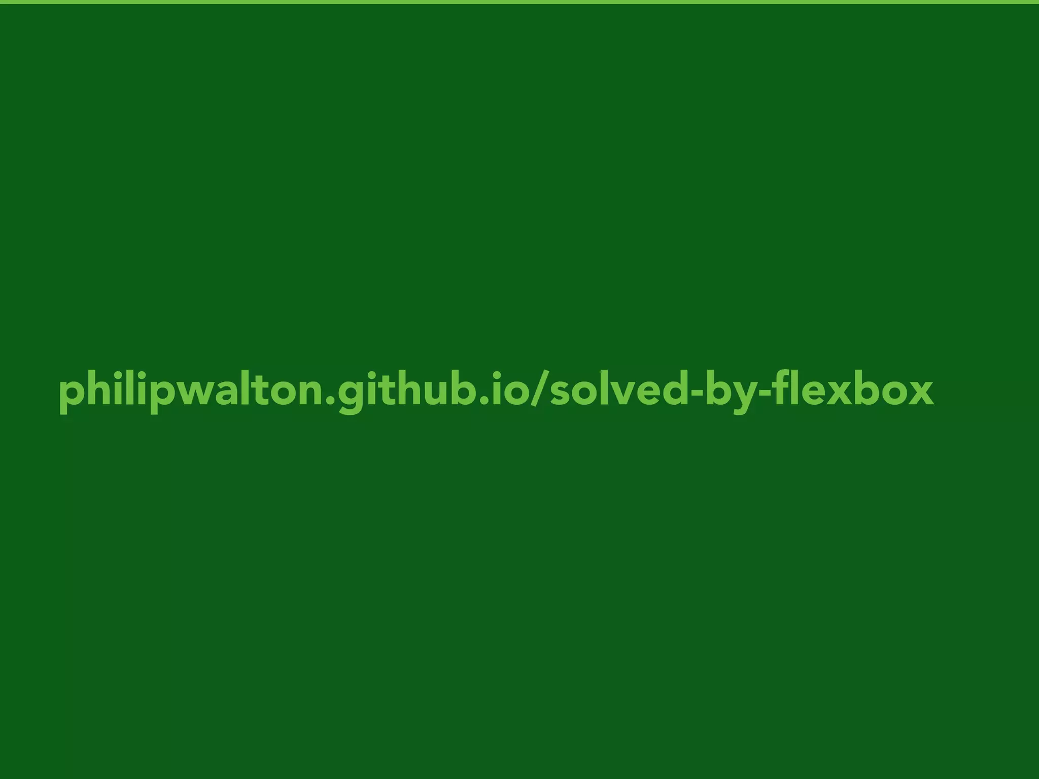 stretch
align-content
item 1
ﬂex-start
item 1 item 2
item 3 item 4
item 3
item 2
item 4
 