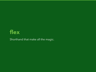 align-items
Determine align of ﬂex items in cross-axis (vertical line).
 