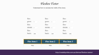 http://madebymike.com.au/demos/flexbox-tester/
 