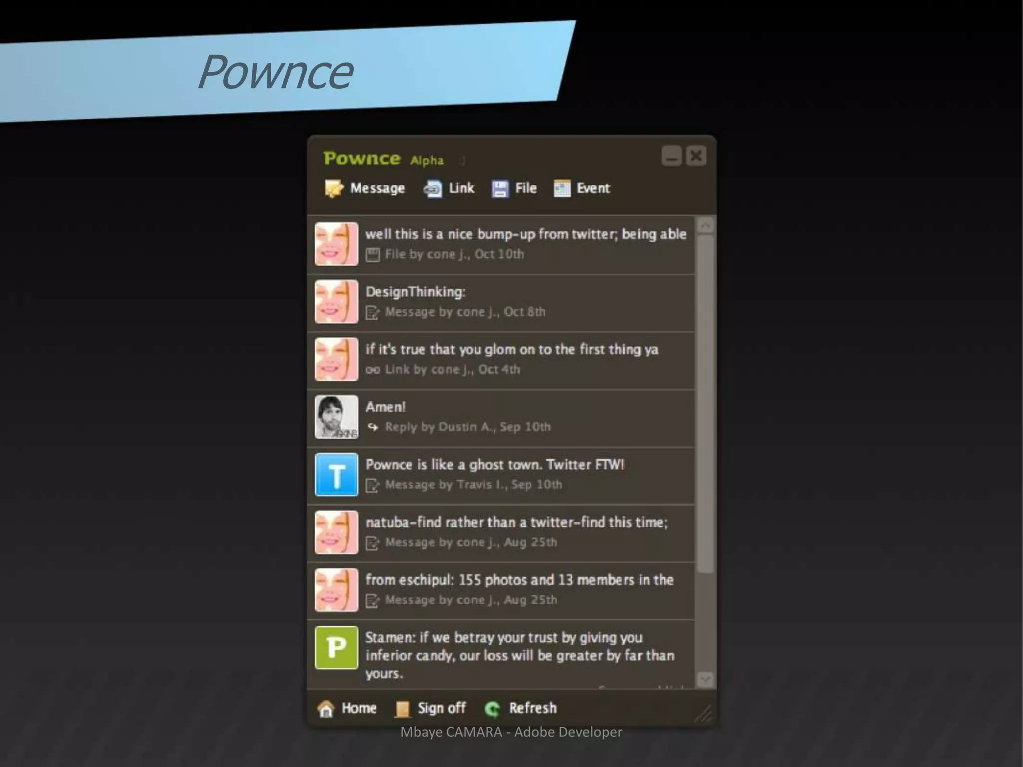 PownceMbaye CAMARA - Adobe Developer