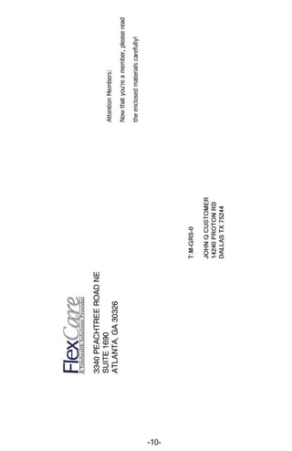 FlexCare Member Booklet