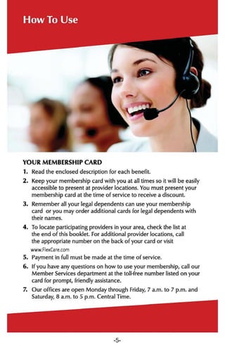 FlexCare Member Booklet