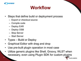 FlexDeploy Product Technical Overview | PPTX