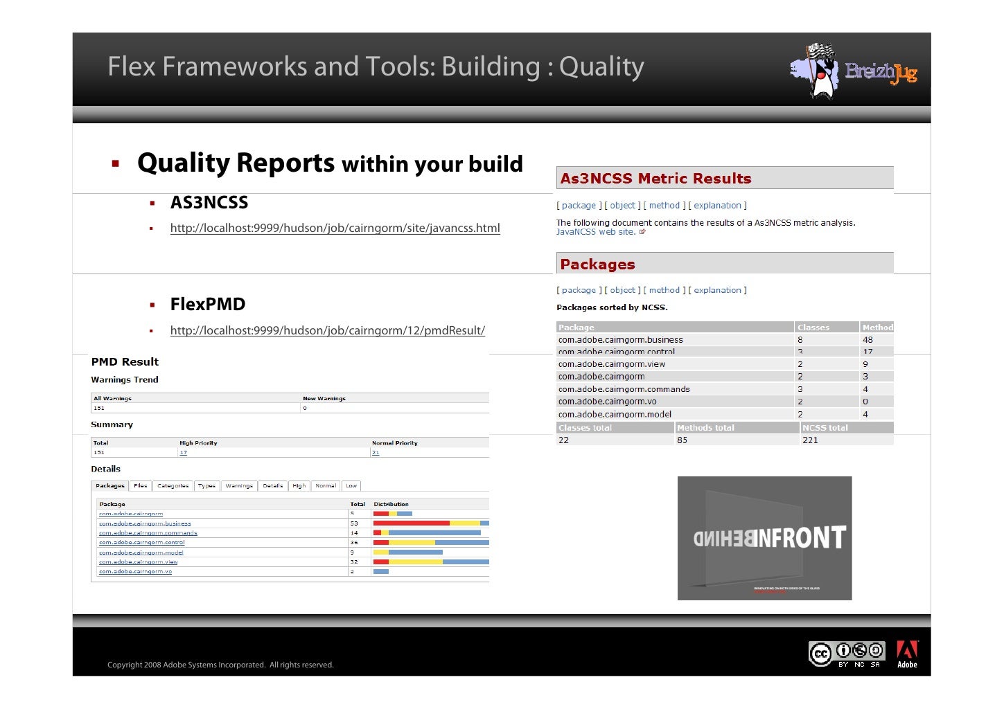 Flex Frameworks and Tools Building