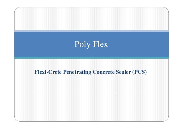 Flexi Crete Pcs Concrete Floor Hardener Sealer