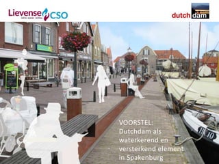VOORSTEL:
Dutchdam als
waterkerend en
versterkend element
in Spakenburg
 