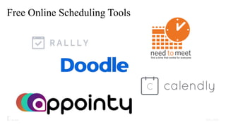 Free Online Scheduling Tools
 