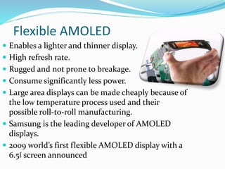 Flexible display | PPTX