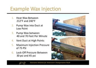 Flexible Filler (Wax) Corrosion Protection for Post-Tension Tendons | PDF
