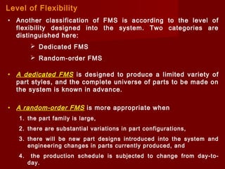 Flexible manufacturing systems 