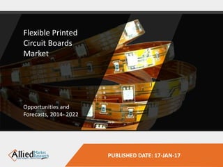 PUBLISHED DATE: 17-JAN-17
Flexible Printed
Circuit Boards
Market
Opportunities and
Forecasts, 2014- 2022
 