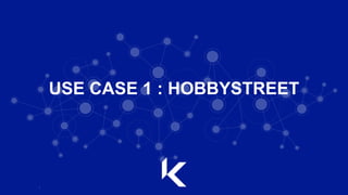 |
USE CASE 1 : HOBBYSTREET
 