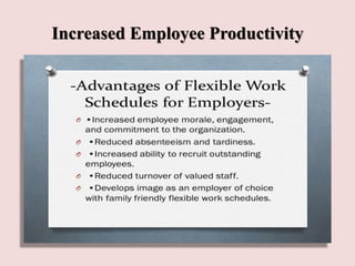 Increased Employee Productivity
 