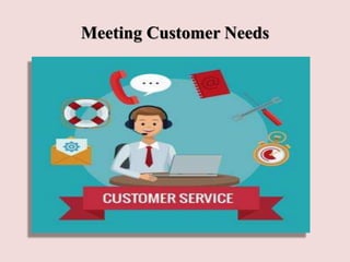 Meeting Customer Needs
 
