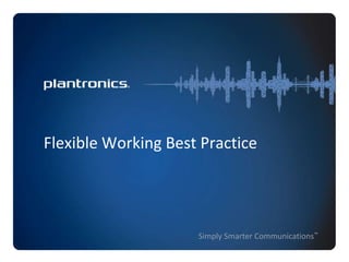 Flexible Working Best Practice 