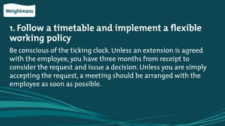 Flexible working requests