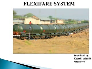 FLEXIFARE SYSTEM
Submitted by
Keerthi priya.B
Mtech ece
 