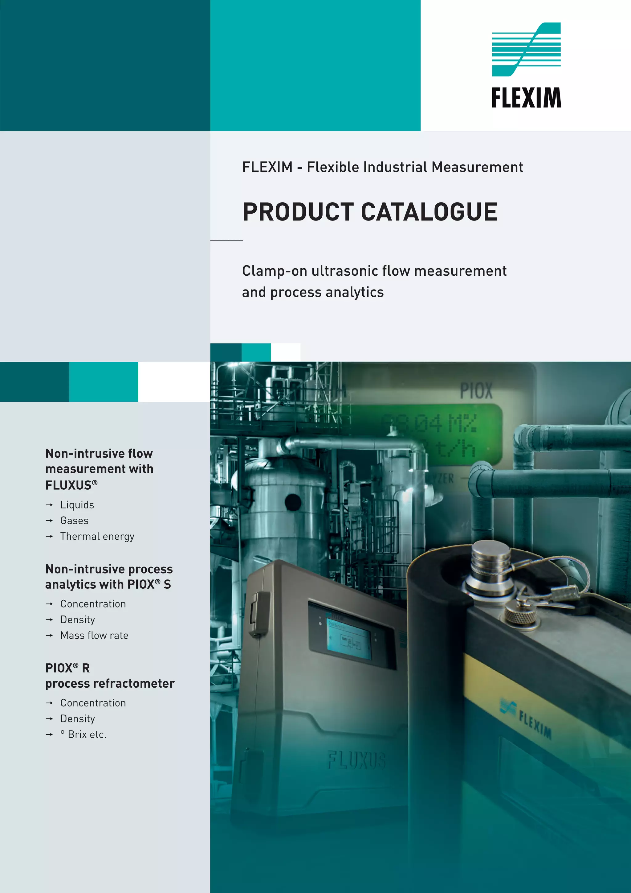 Flexim Ultrasonic Clampon Hazardous Area Flow Meters Brochure PDF