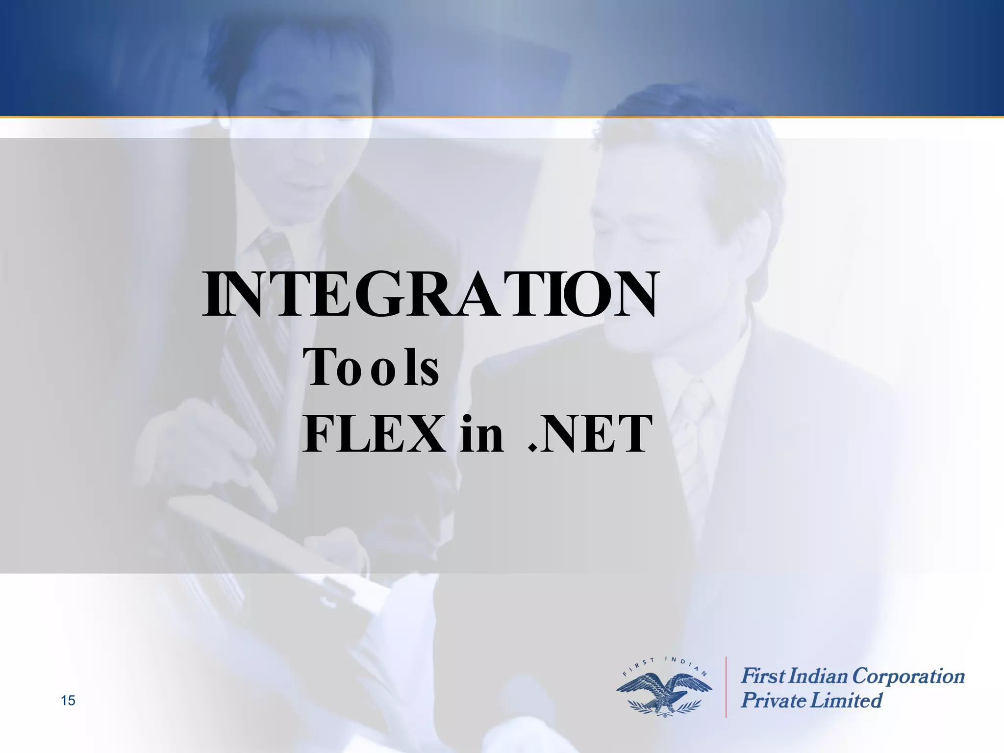 INTEGRATION Tools FLEX in .NET 