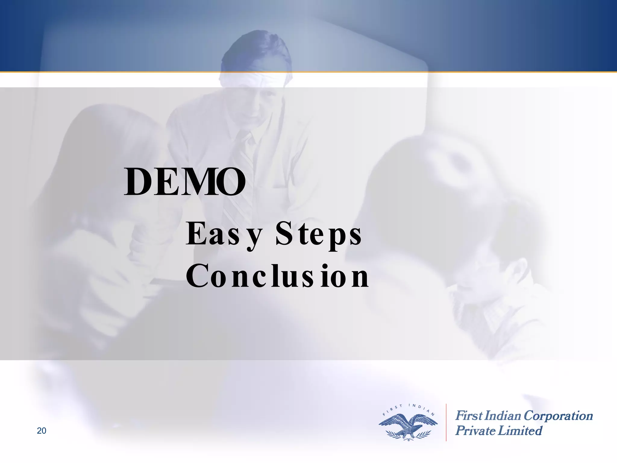 DEMO Easy Steps Conclusion 