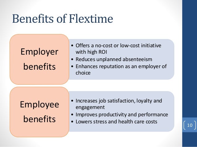 Flexible work schedule statistics Flexible work schedule statistics