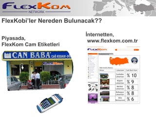 FlexKobi ler   N erede n Bulunacak ?? Piyasada, FlexKom  Cam Etiketleri ? nternet t en , www.flexkom.com.tr 