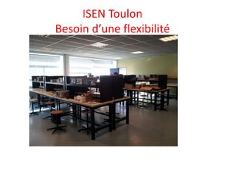 ISEN Toulon
Besoin d’une flexibilité
 