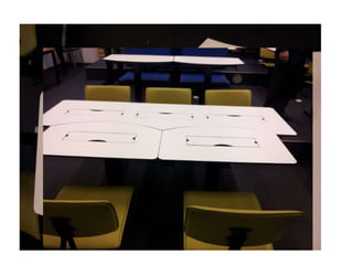 Mobilier flexible et mobile
 