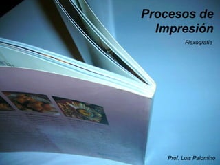 Procesos de Impresión Flexografía Prof. Luis Palomino 