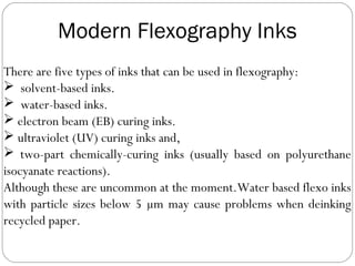 Flexographic Ink Formulas Flexographic printing 1(9551) | PPS