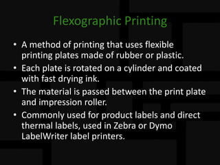 Flexographic Printing vs. Digital Printing
