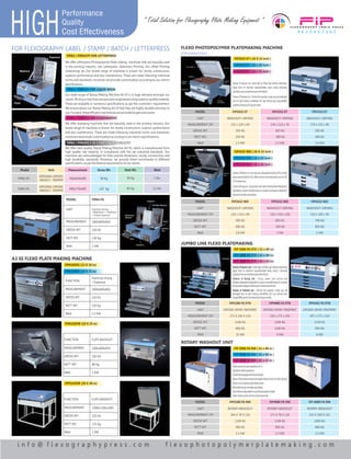 Flexography india press