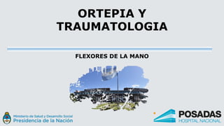 ORTEPIA Y
TRAUMATOLOGIA
FLEXORES DE LA MANO
 