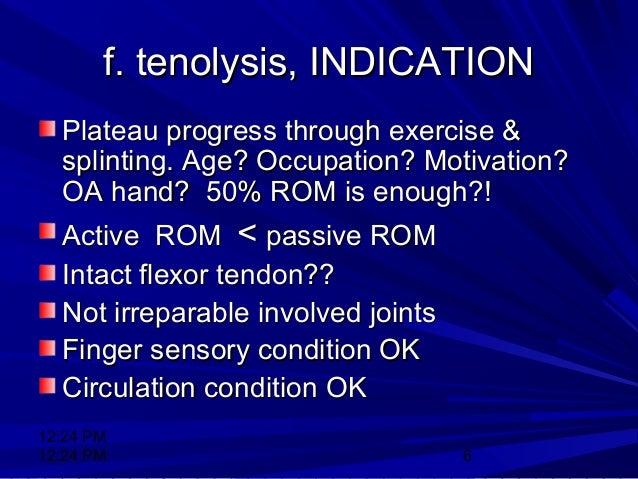 What Is Tenolysis – Tenolysis – TXXSRN