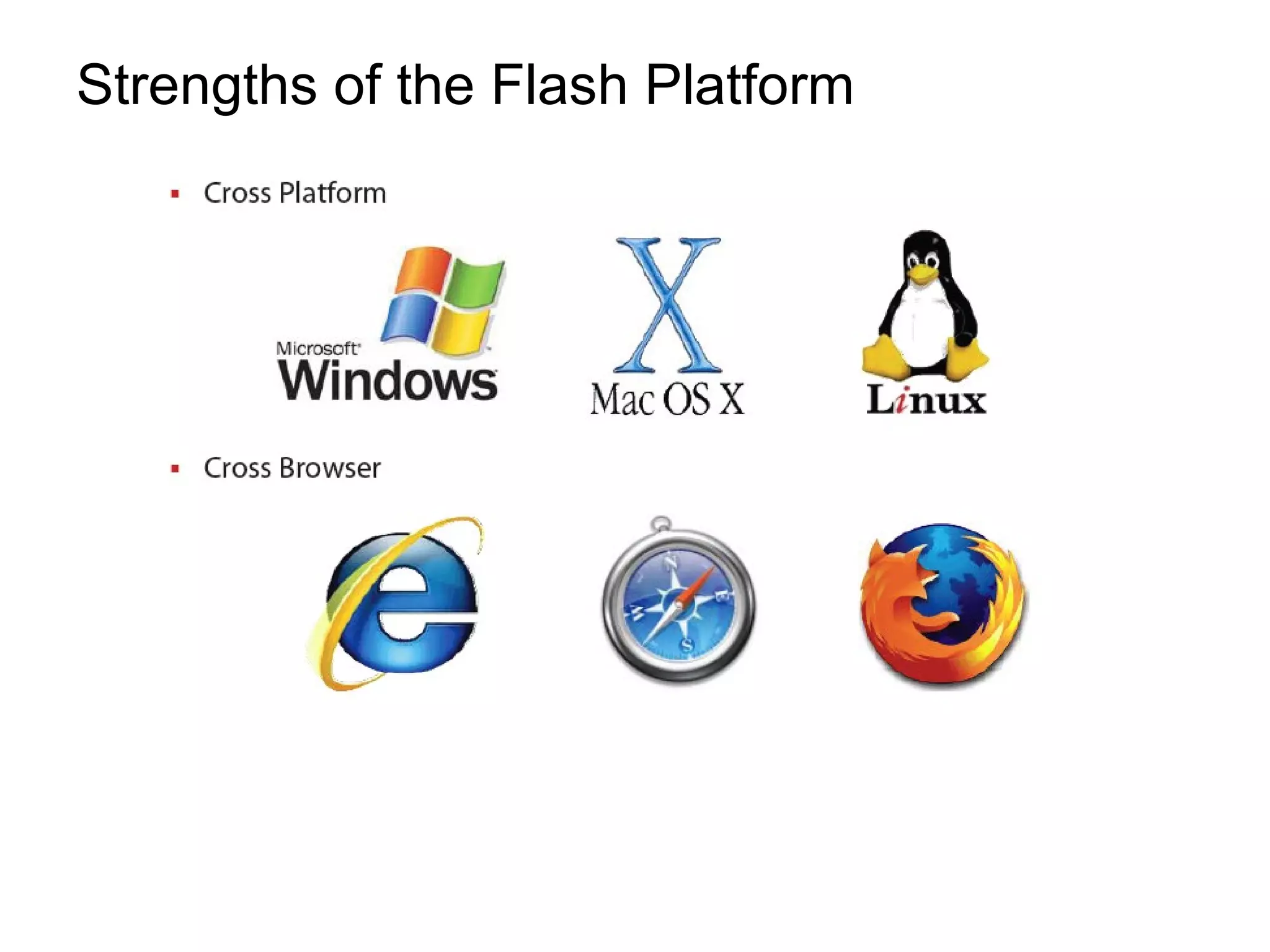 Strengths of the Flash Platform
 