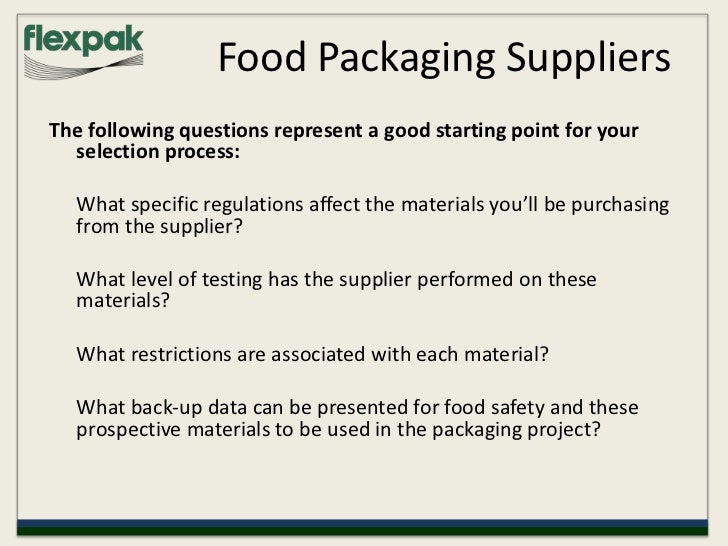 Food Packaging Suppliers What to Consider When Choosing Food Packagi…