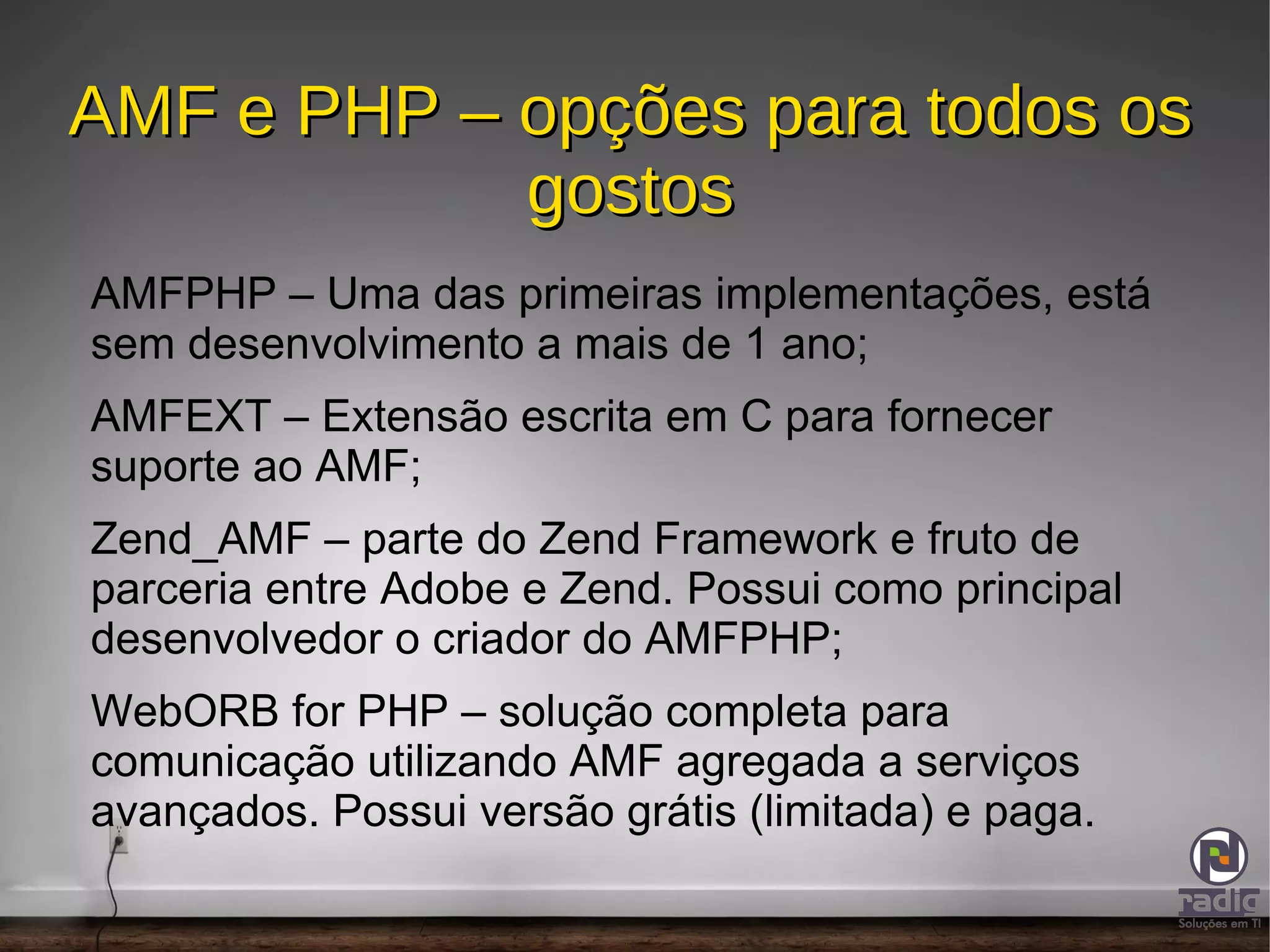 Aplicação de exemplo – Pagode; 