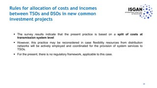 Rules for allocation of costs and incomes
between TSOs and DSOs in new common
investment projects
 The survey results ind...