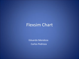 Flexsim Chart Eduardo Mendoza  Carlos Pedroza 
