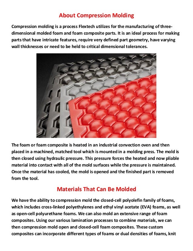 Flextech, inc. compression molded foam in st.louis park