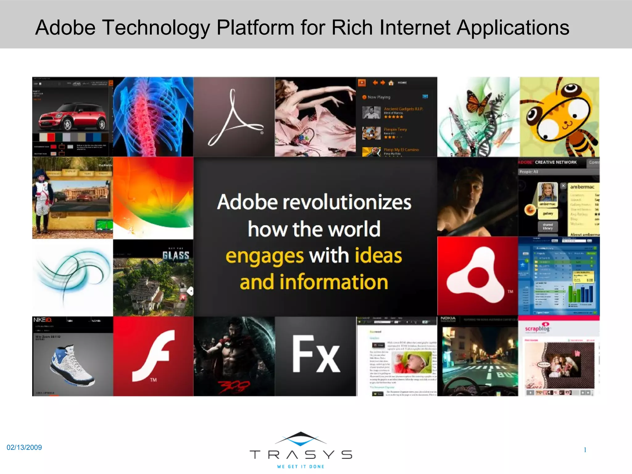 Adobe Technology Platform for Rich Internet Applications 02/13/2009 