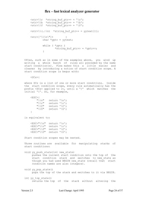 Flex tutorial | PDF