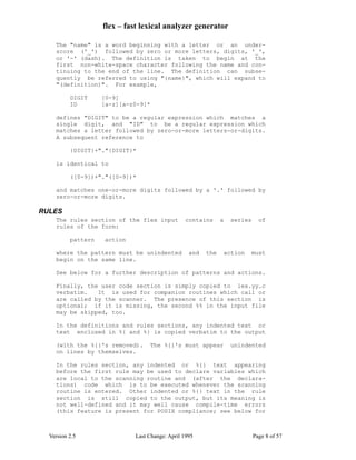 Flex tutorial | PDF
