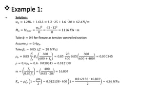 Flexural analysis and design of beams Examples (Lecture 6).pptx