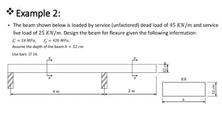 Flexural analysis and design of beams Examples (Lecture 6).pptx