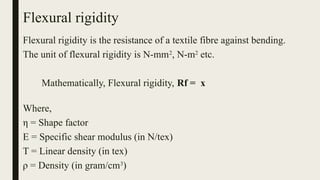 Flexural Properties of Textile Fibre.pptx